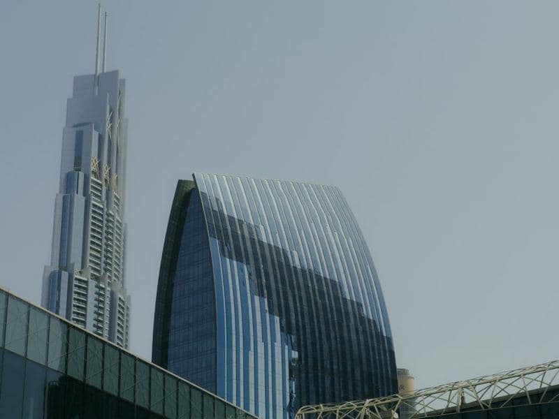 DIFC funds & foundations: Glass towers in Dubai. Photo by Tima Miroshnichenko on Pexels.